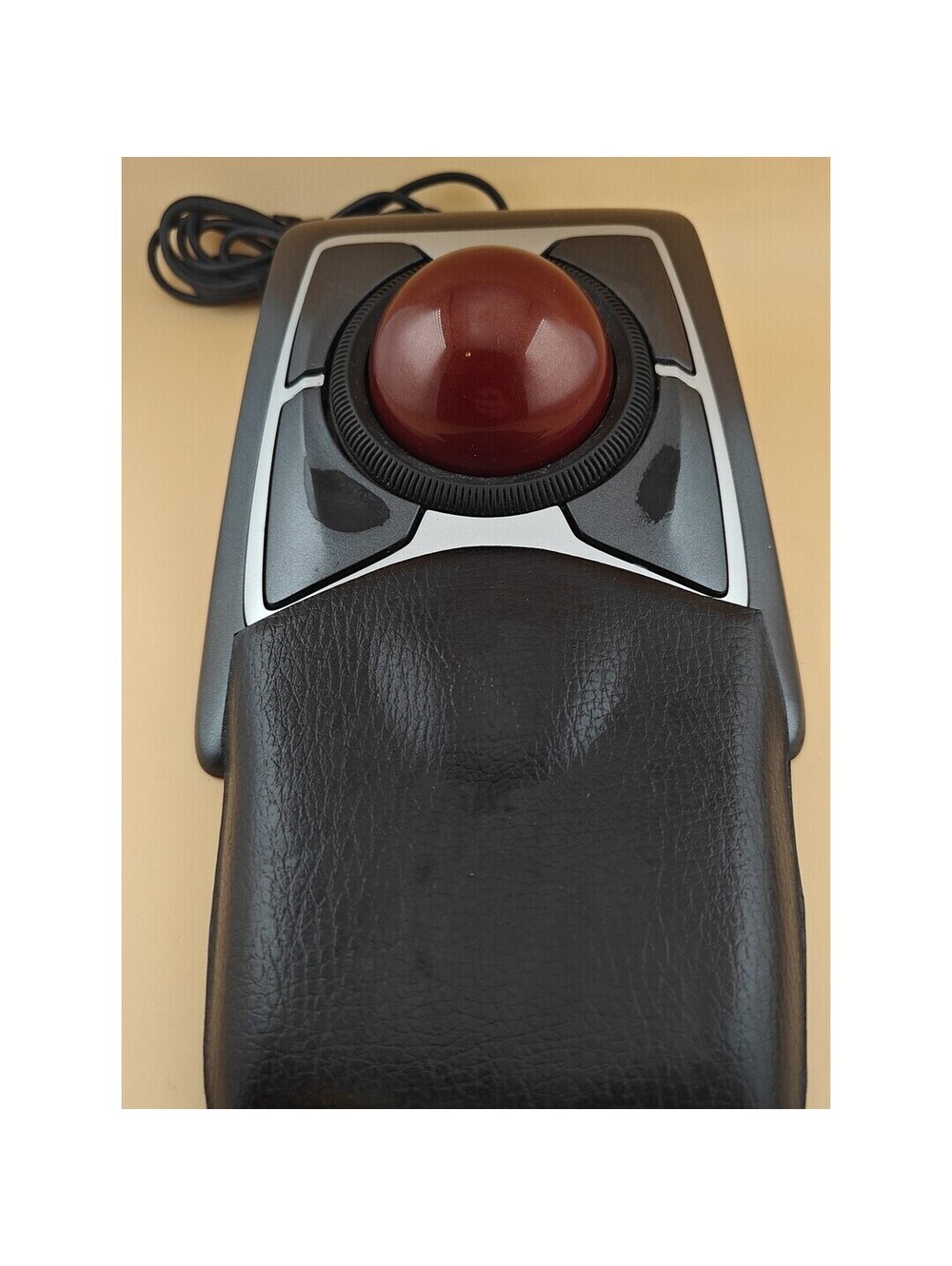 Kensington Expert Mouse K64325 M01398 Wired USB Trackball Ergonomic Wrist Rest
